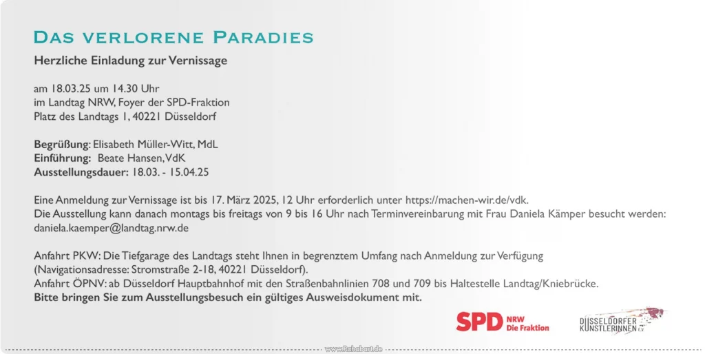 Ausstellung „Das verlorene Paradies“ 